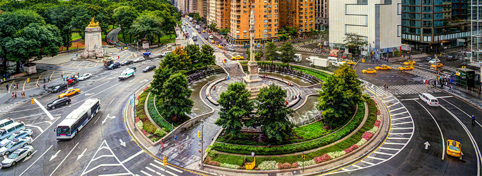 large roundabout in New York City